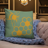 Love the Bees Pillow (linen feel)