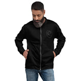 Unisex Bomber Jacket White Trinity