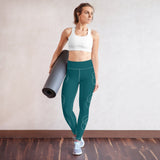 Yoga Leggings Trinity White Logo Both Sides