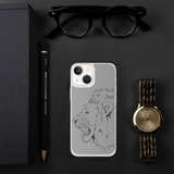 iPhone Case Fighting Lion Black
