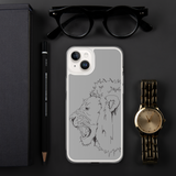 iPhone Case Fighting Lion Black