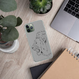 iPhone Case Fighting Lion Black