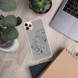 iPhone Case Fighting Lion Black