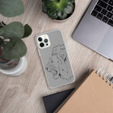 iPhone Case Fighting Lion Black