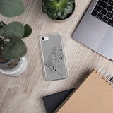 iPhone Case Fighting Lion Black