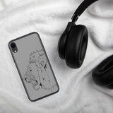 iPhone Case Fighting Lion Black