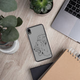 iPhone Case Fighting Lion Black
