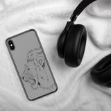 iPhone Case Fighting Lion Black