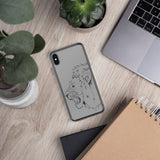 iPhone Case Fighting Lion Black