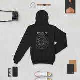 Champion Hoodie White Lion Logo Follow Me