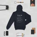 Champion Hoodie White Lion Logo Follow Me