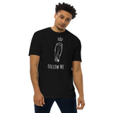 Men’s premium heavyweight tee Follow Me Lion