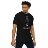 Men’s premium heavyweight tee Follow Me Lion