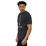 Men’s premium heavyweight tee Follow Me Lion