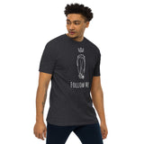 Men’s premium heavyweight tee Follow Me Lion