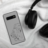 Samsung Case Fighting Lion Black