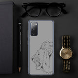 Samsung Case Fighting Lion Black