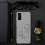 Samsung Case Fighting Lion Black