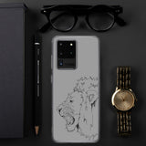 Samsung Case Fighting Lion Black