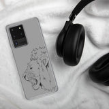 Samsung Case Fighting Lion Black