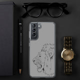 Samsung Case Fighting Lion Black