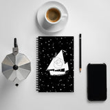 Spiral notebook White Boat Logo