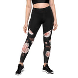 Sports Leggings Roses