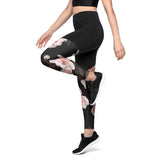 Sports Leggings Roses