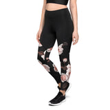 Sports Leggings Roses