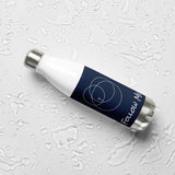 Stainless Steel Water Bottle Trinity White Logo Follow Me