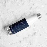 Stainless Steel Water Bottle Trinity White Logo Follow Me