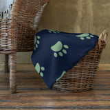 Throw Blanket Paw Prints