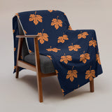 Throw Blanket Fall Leaves