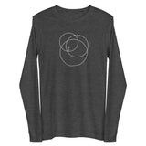 Unisex Long Sleeve Tee Trinity White Logo