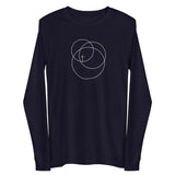 Unisex Long Sleeve Tee Trinity White Logo