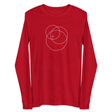 Unisex Long Sleeve Tee Trinity White Logo