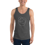 Unisex Tank Top Trinity White Logo