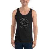 Unisex Tank Top Trinity White Logo