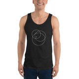 Unisex Tank Top Trinity White Logo