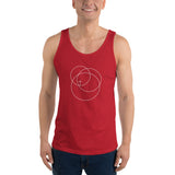 Unisex Tank Top Trinity White Logo