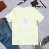Short-Sleeve Unisex T-Shirt White Boat Logo