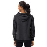 Unisex sueded fleece hoodie Trinity Logo White