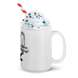 White glossy mug