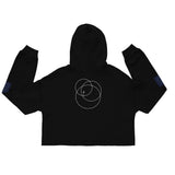 Crop Hoodie Trinity White Logo
