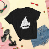 Women's short sleeve t-shirt White Boat Logo