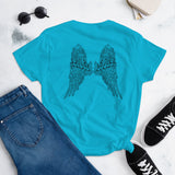 Women's short sleeve t-shirt Angel Wings