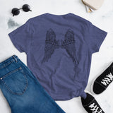 Women's short sleeve t-shirt Angel Wings