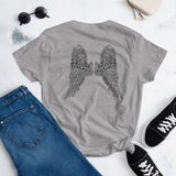 Women's short sleeve t-shirt Angel Wings