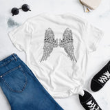 Women's short sleeve t-shirt Angel Wings