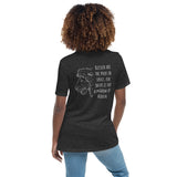 Women's Relaxed T-Shirt Blessed are the Poor in Spirit